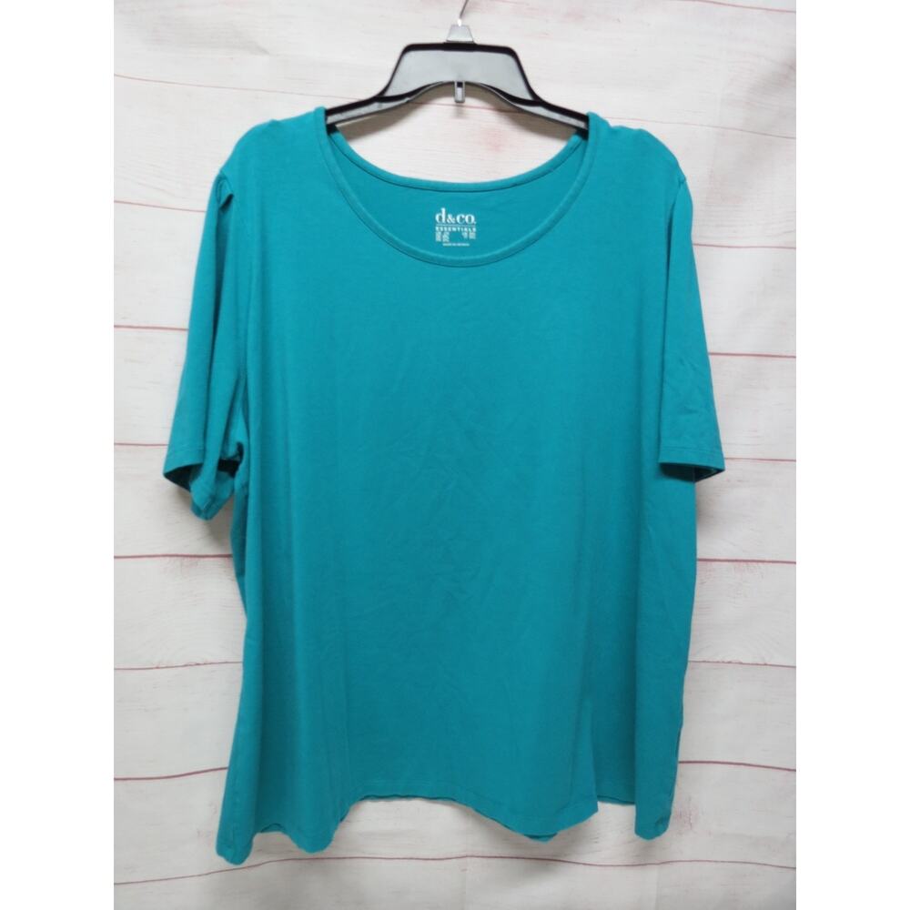 Lot of 6 Plus Size 2X Tops Blouses Jacket d&co Worthington Onque - Picture 4 of 16